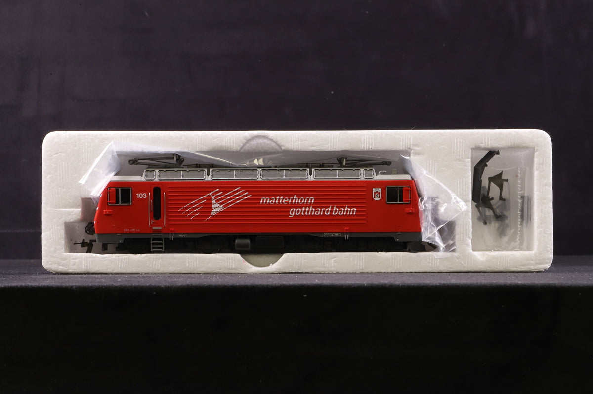 BEMO HOe-HOm 1262263 HGe 4/4 II No.103 &#39;Chur&#39; in MGB Livery