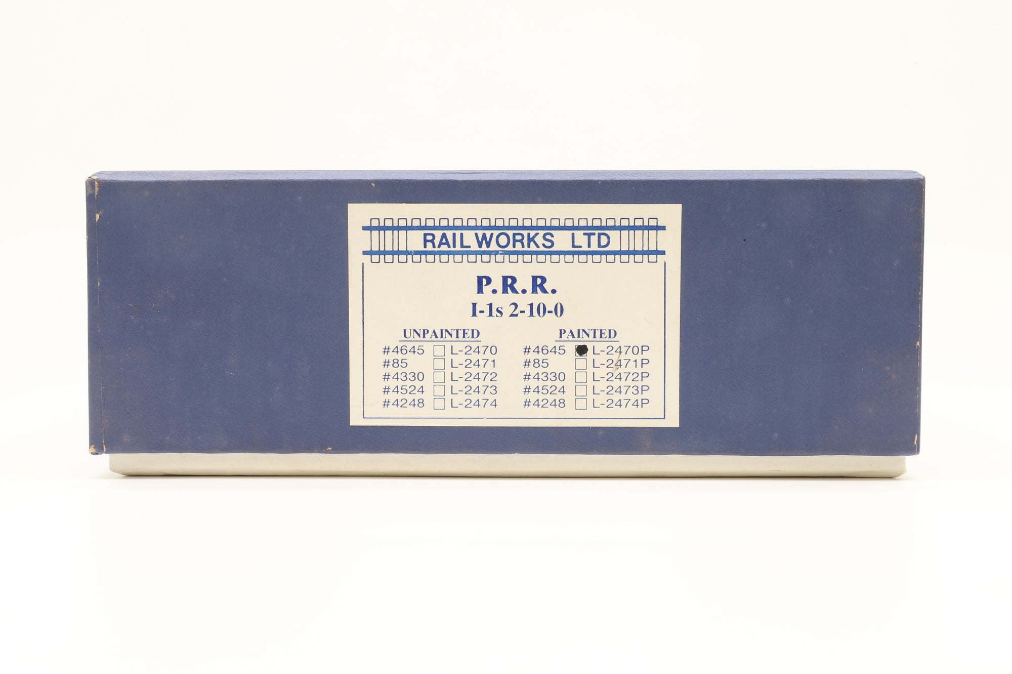 Railworks Ltd P.R.R I-1s 2-10-0 L-2470P '4645', Factory Painted Brass & DCC Sound