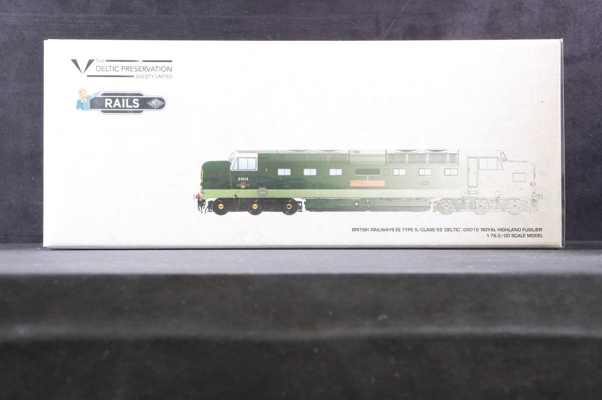 Accurascale OO ACC2169 BR EE Type 5/ Class 55 Deltic &#39;D9019&#39; &#39;Royal Highland Fusilier&#39; BR Green SYP