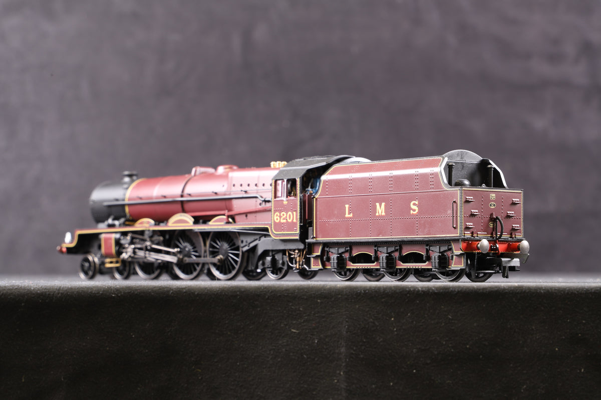 Hornby OO R3709 LMS Princess Royal Class &#39;Princess Elizabeth&#39; &#39;6201&#39; LMS Maroon