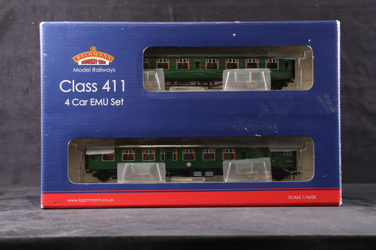 Bachmann OO 31-425A 4CEP EMU &#39;7141&#39; Late SR Multiple Unit Green