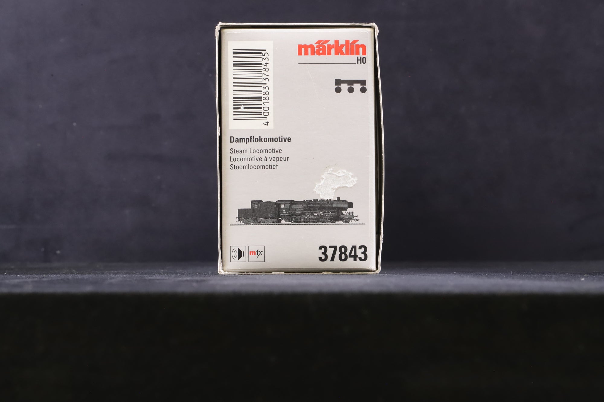 Marklin HO 37843 Dampflokomotive BR 50 DB, Ep.III, MFX Sound, Untested
