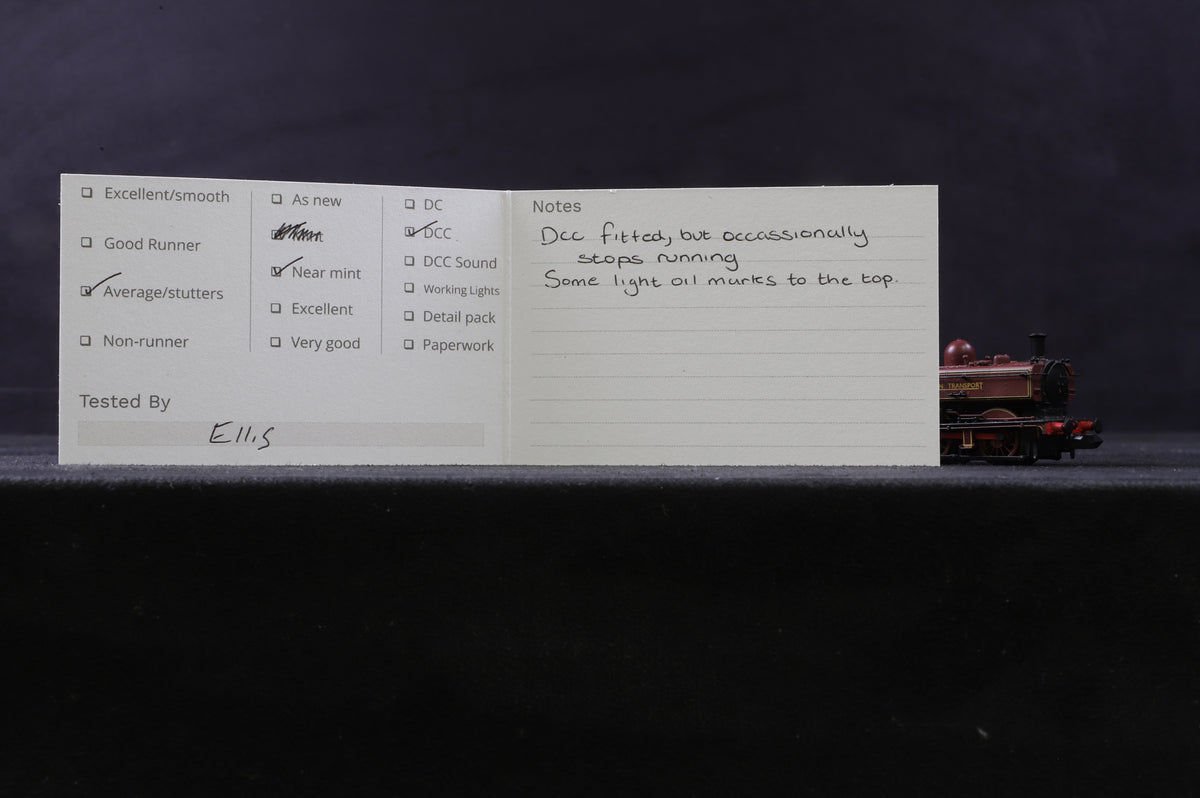 Dapol N 2S-007-025 Pannier Class L95&#39; LT Red Livery Early Cab DCC Fitted