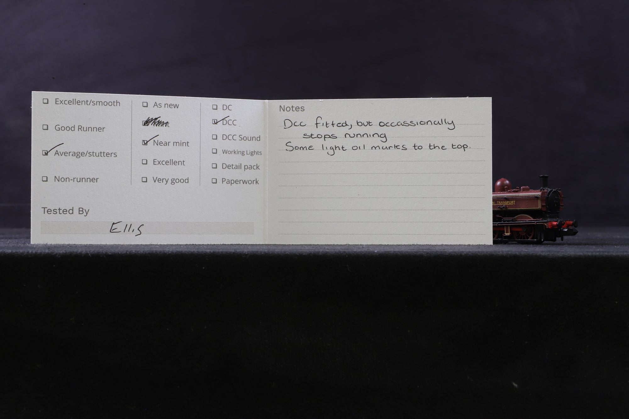 Dapol N 2S-007-025 Pannier Class L95' LT Red Livery Early Cab DCC Fitted