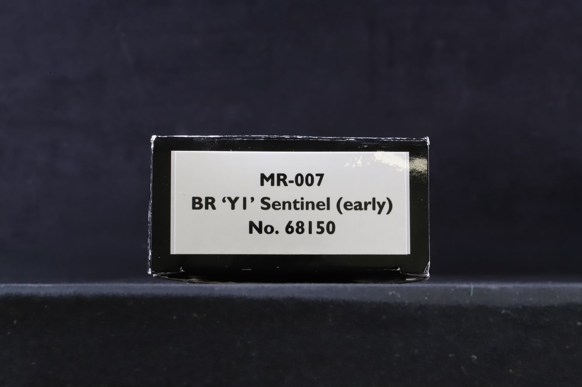 Model Rail OO MR-007 Y1 Sentinel Steam Shunter No.68150 in BR Black w/ Early Crests