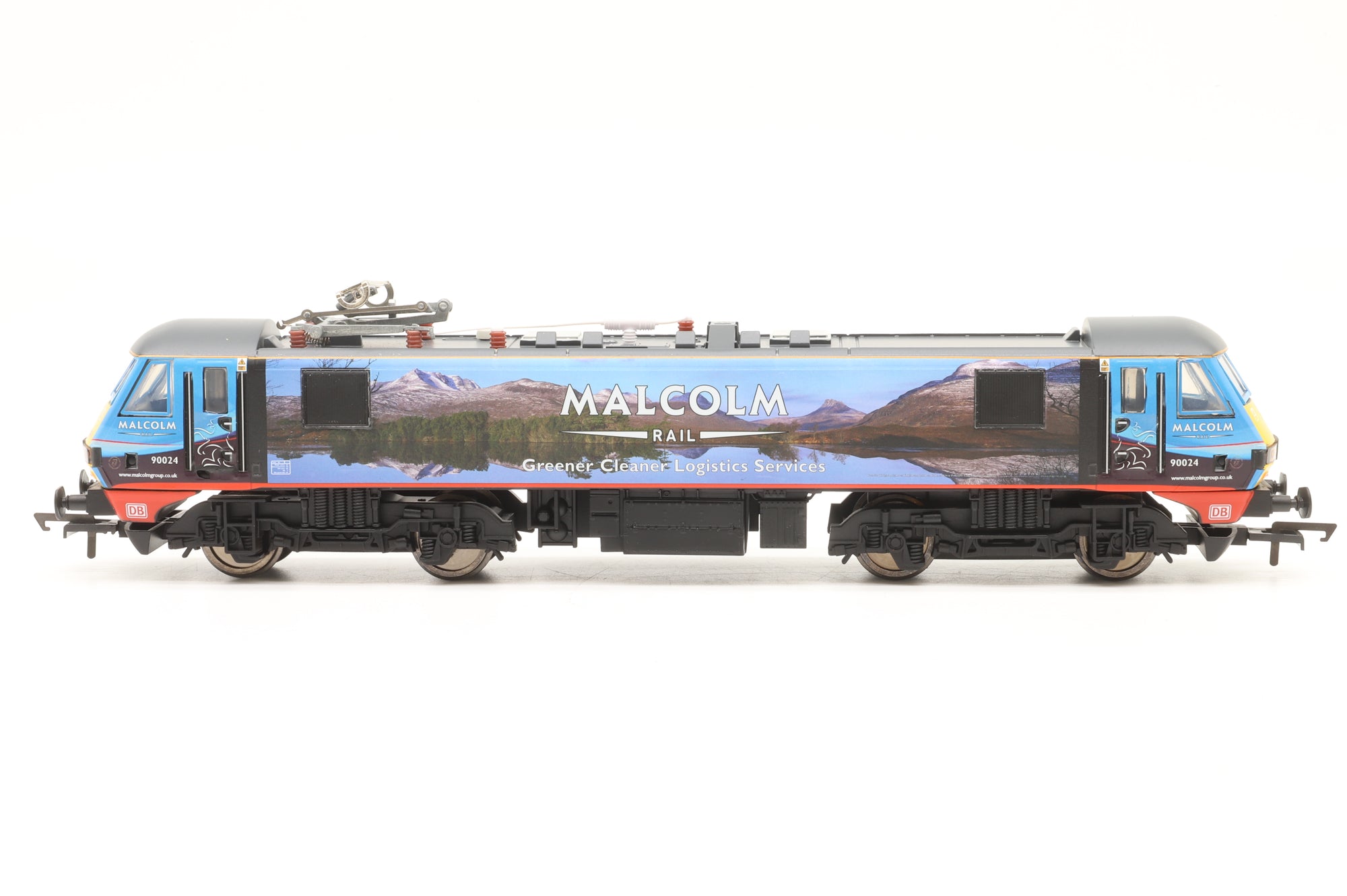 Hornby OO R3924 Class 90 '90024' Malcolm Logistics