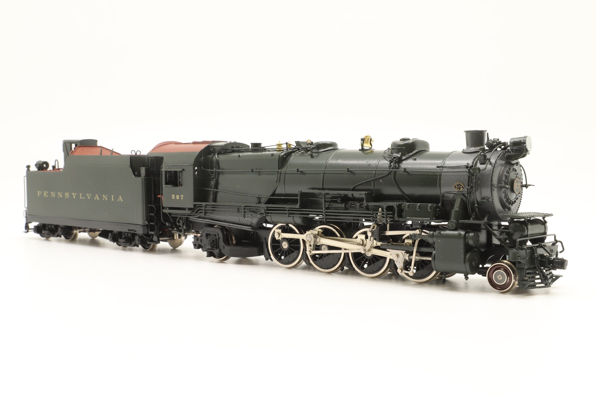 Railworks Ltd HO L-I 2-8-2 '597', Factory Painted Brass & DCC Sound