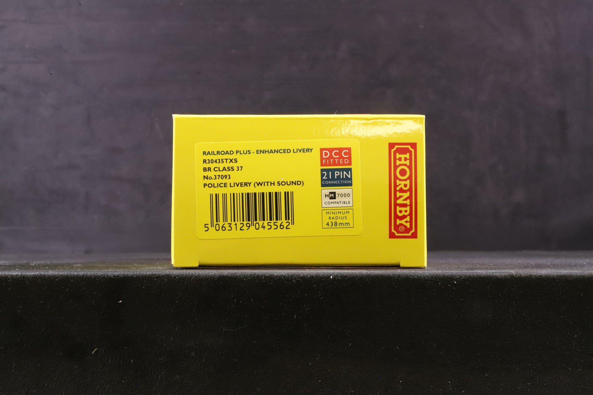 Hornby OO R30435TXS Class 37 '37093' Police Livery DCC Sound