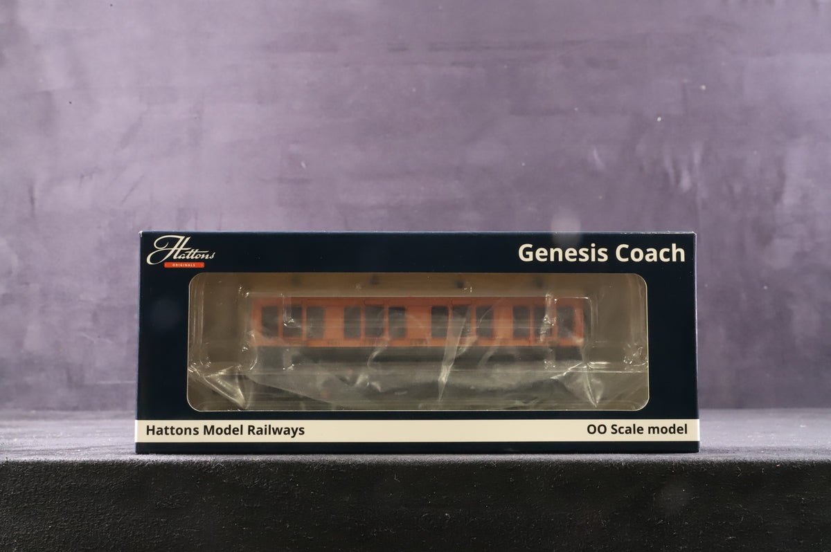 Hattons OO H4C12/6FB/6FL-1301 Rake of 3 6/4 Wheel LSWR Coaches in Lined Brown/Umber