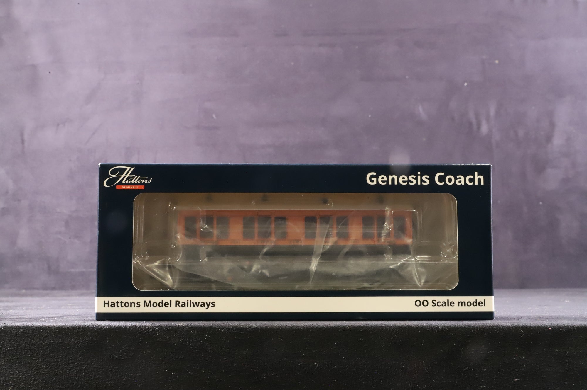 Hattons OO H4C12/6FB/6FL-1301 Rake of 3 6/4 Wheel LSWR Coaches in Lined Brown/Umber