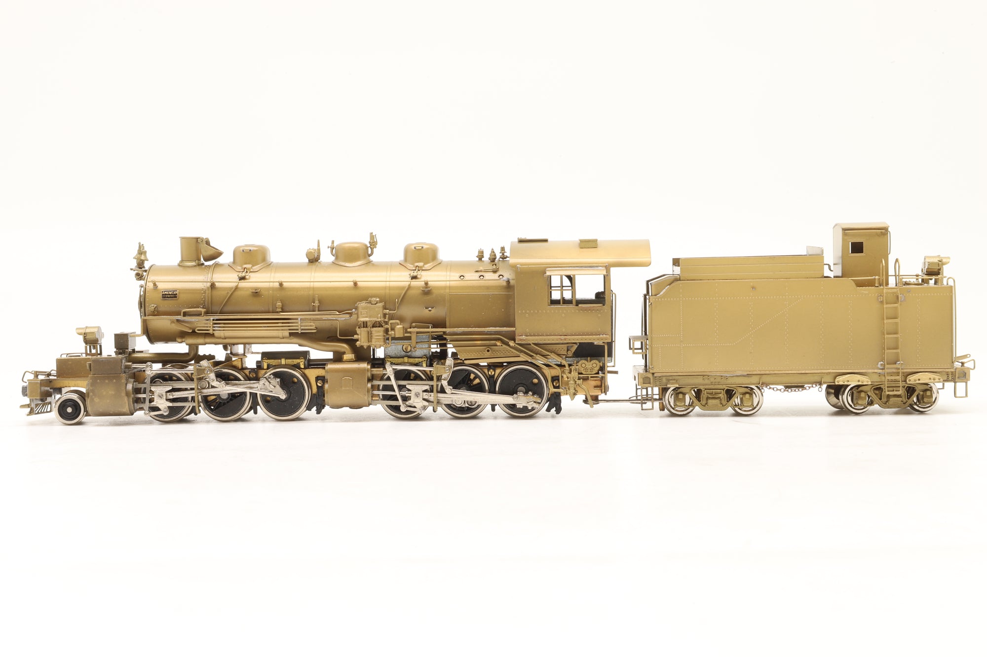 Atlas/United Scale Models HO Denver & Salt Lake 2-6-6-0, Pacific Fast Mail Exclusive, Plain Brass