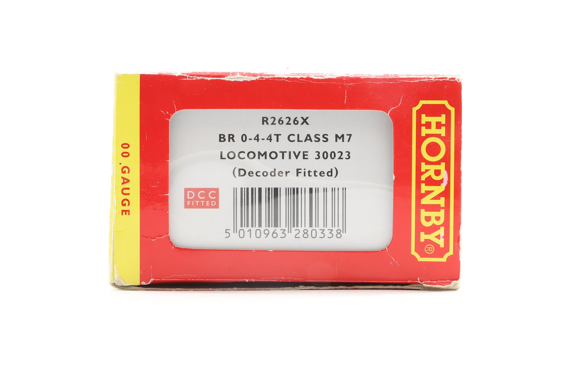 Hornby OO R2626X Class M7 '30023' BR Lined Black L/C Weathered DCC Sound
