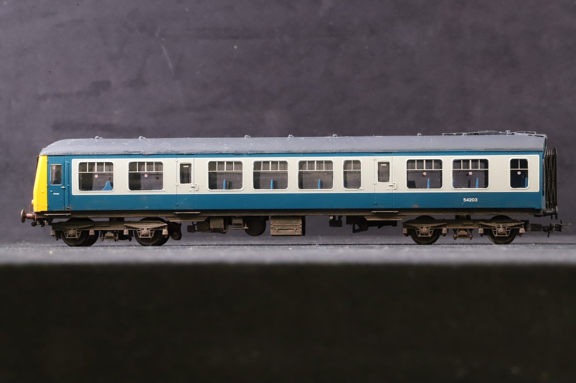 WORKSHOP Bachmann OO 32-908 Class 108 2 Car DMU in BR Blue/Grey - Weathered