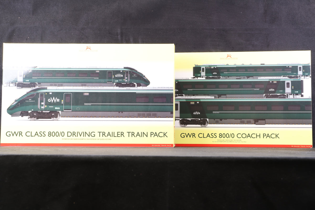 Hornby OO R3609 GWR Class 800/0 Driving Trailer &amp; R4870 800/0 Coach Pack