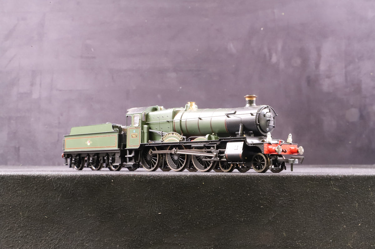 Dapol OO 4S-001-007S Manor Class &#39;7827&#39; &#39;Lydham Manor&#39; BR Lined Green L/C Wethered DCC Sound
