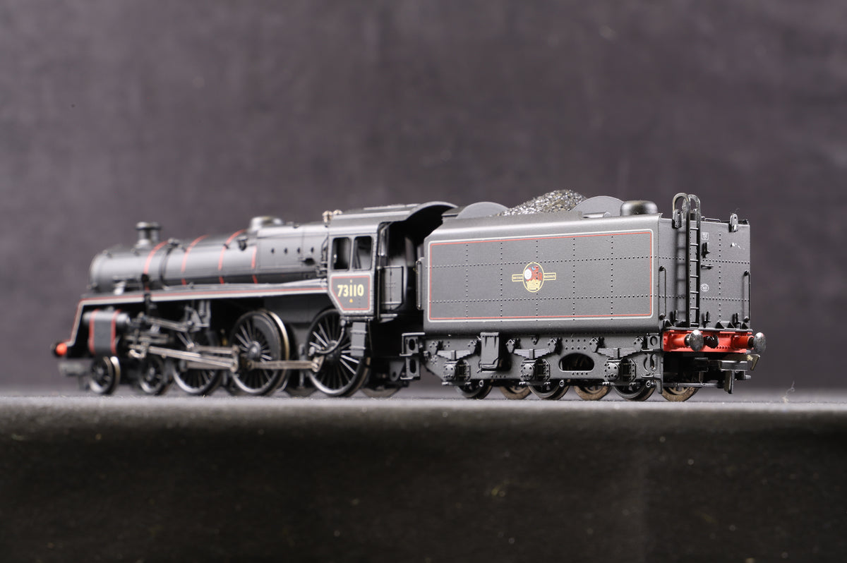 Bachmann OO 32-506 Standard Class 5MT &#39;73110&#39; BR Lined Black L/C