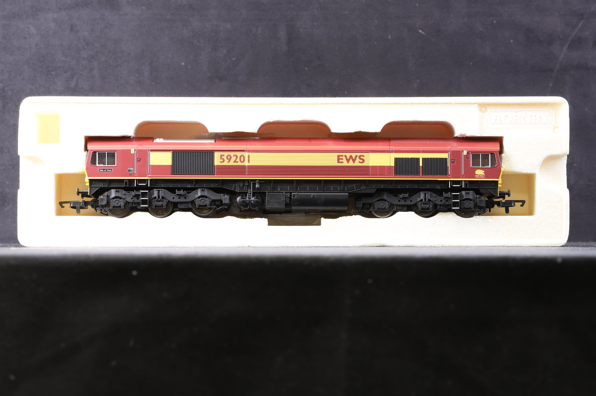 Hornby OO R2520 EWS Co-Co Diesel Electric Class 59 &#39;59201&#39; &#39;Vale of York&#39;