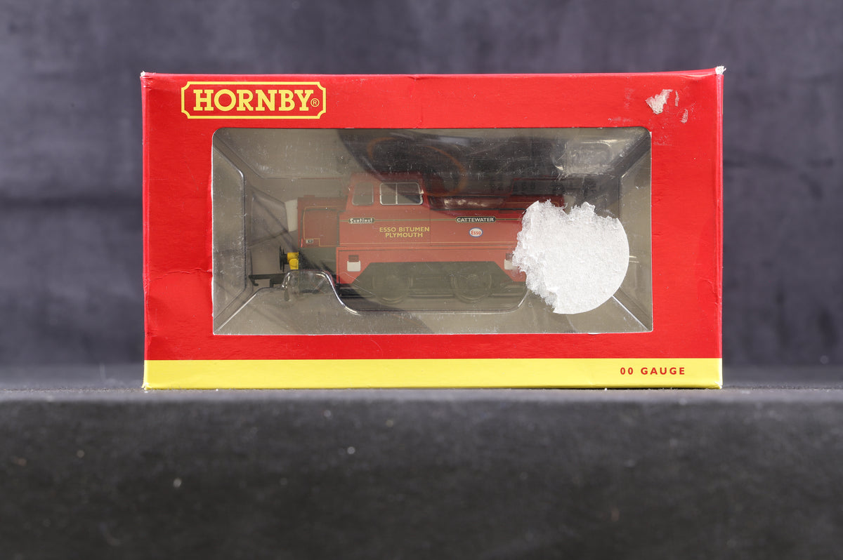 Hornby OO R3179 Class 4wDM 0-4-0 Sentinel Shunter in ESSO Bitumen Plymouth red