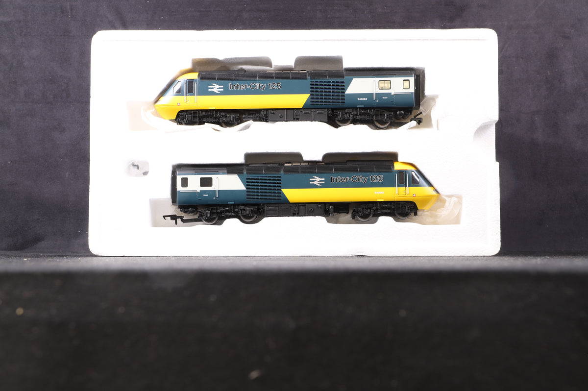 Hornby OO R3269 Class 43 HST Power Car Twin Pack &#39;BR Intercity 125 Blue/Grey&#39;