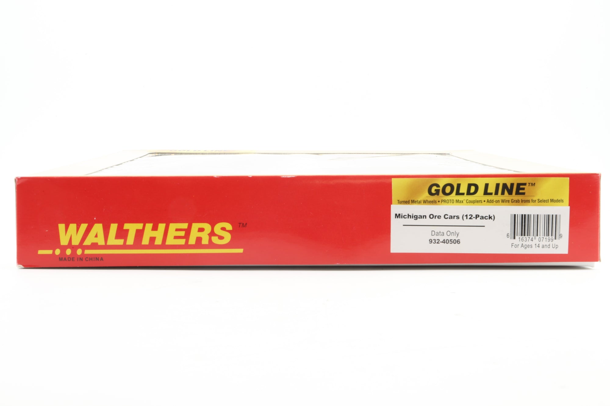 Walthers HO 932-40506 12-Pack of Michigan Ore Cars in DMIR Brown - Pro-Customised/Weathered