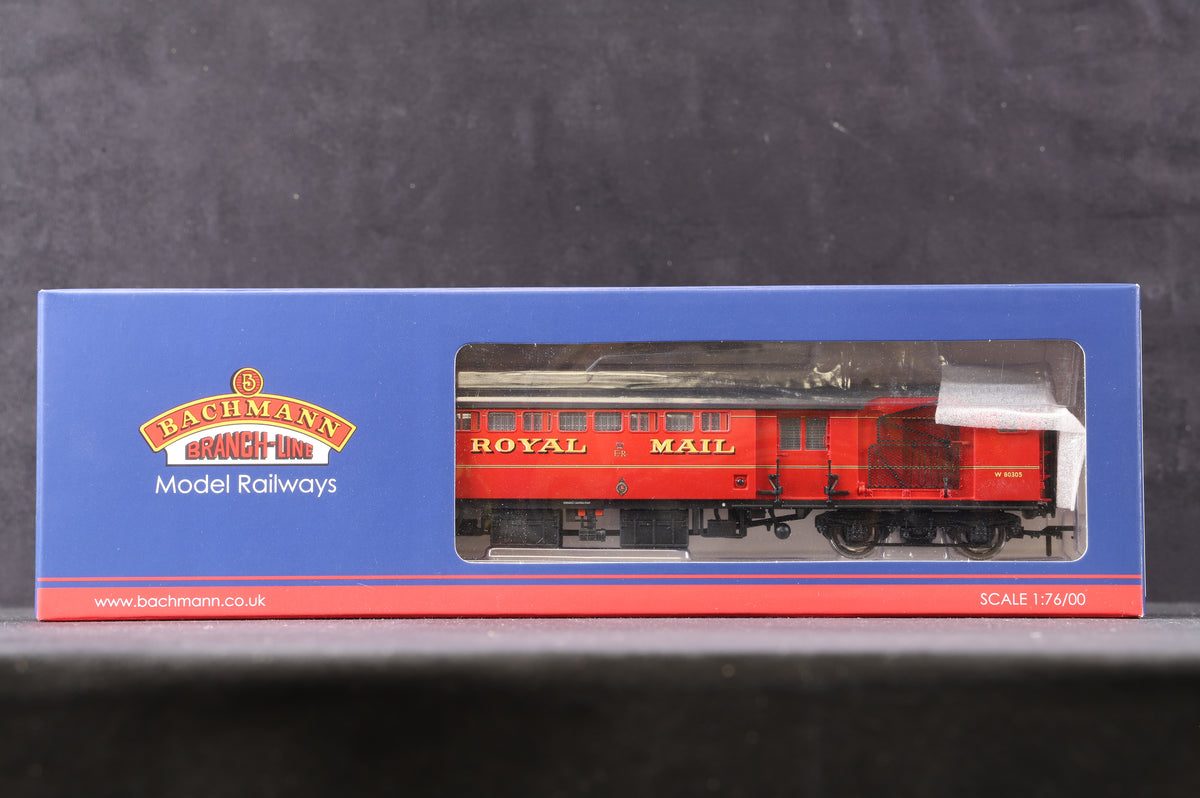 Bachmann OO 39-421 TPO Sorting Van w/Nets Royal Mail Red