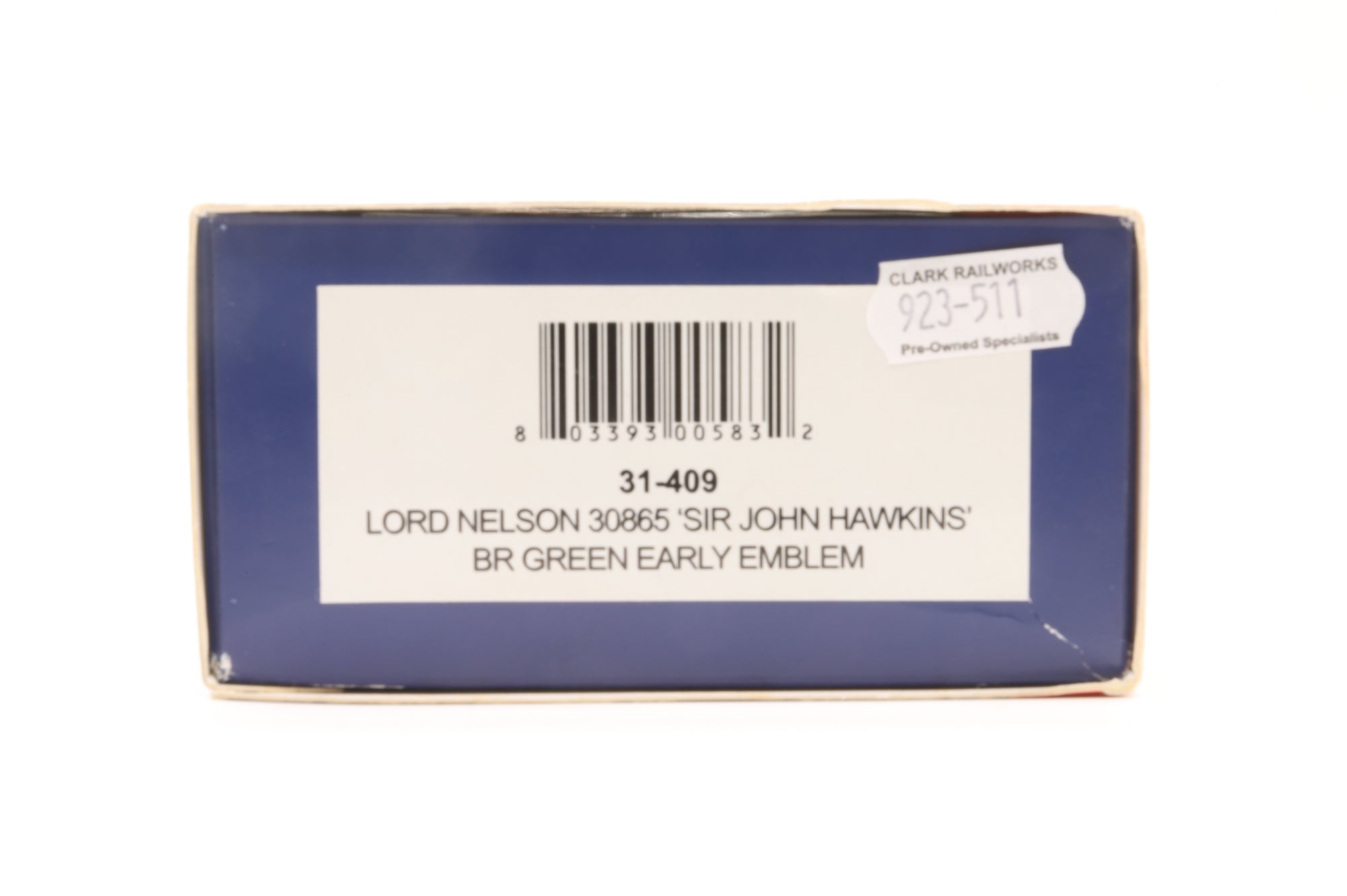 Bachmann OO 31-409 Lord Nelson Class '30865' 'Sir John Hawkins' BR Green L/C