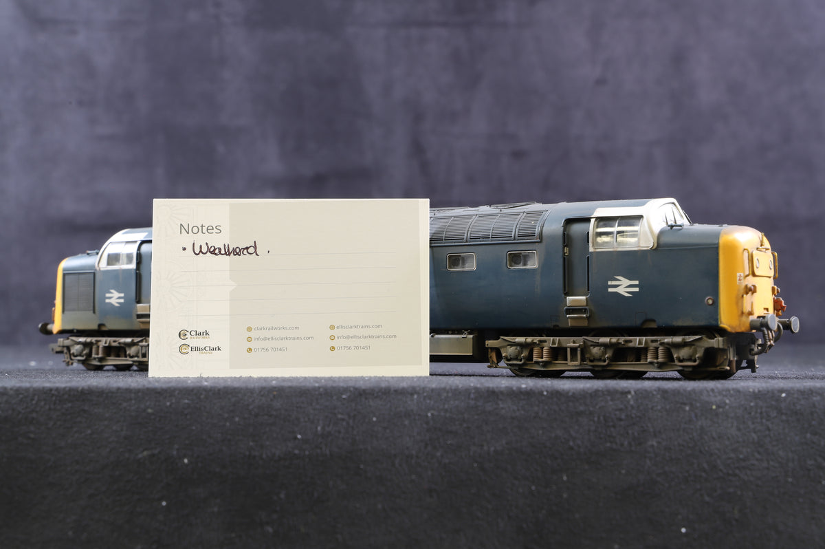 Bachmann OO 32-527 Class 55 Deltic &#39;55012&#39; &#39;Crepello&#39; BR Blue Weathered