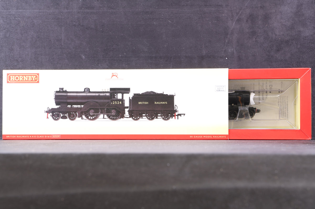 Hornby OO R3235 BR Class D16 &#39;E2524&#39; British Railways Black