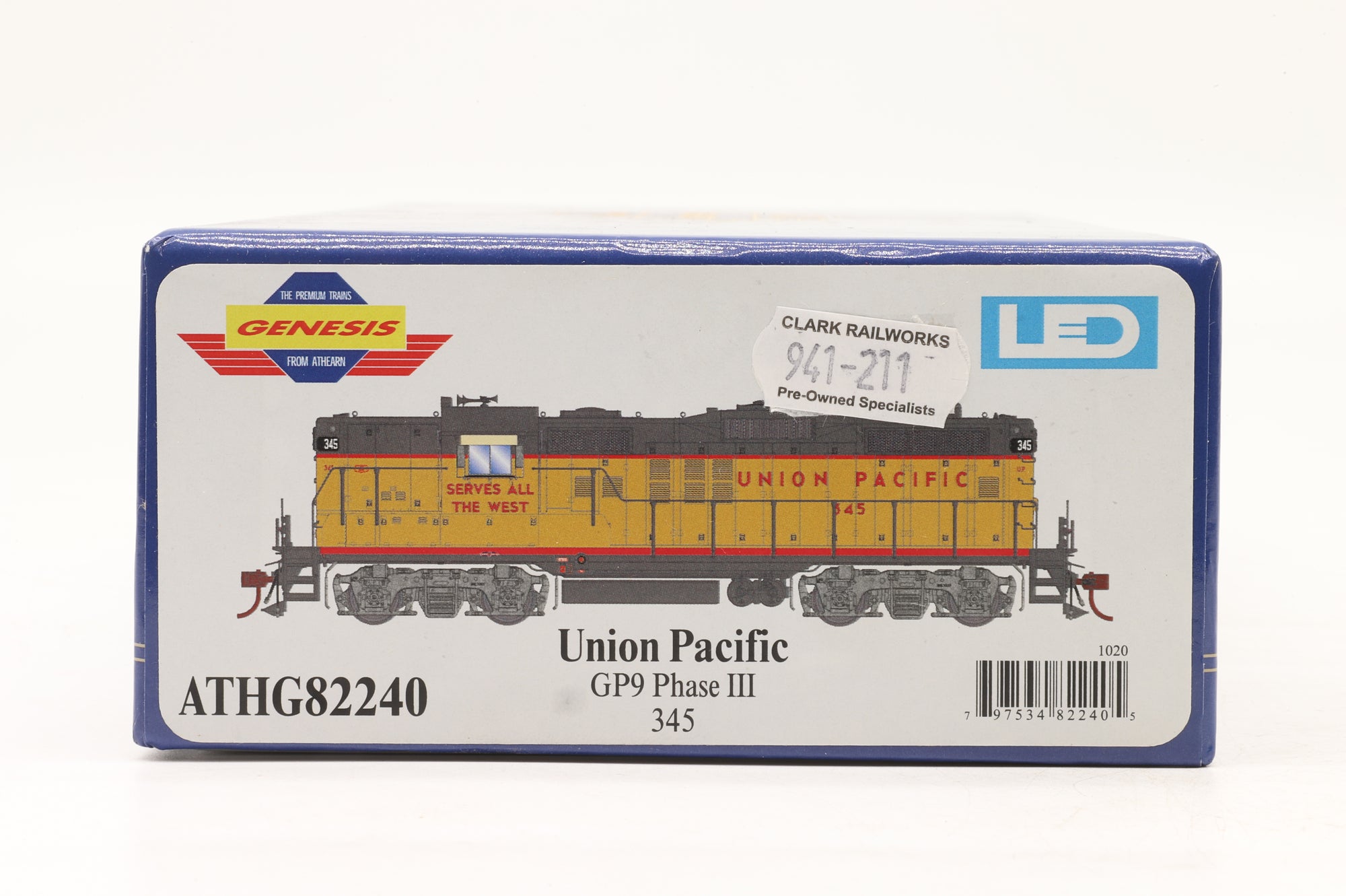 Genesis HO ATHG82240 GP9 Phase III UP '345' Diesel Locomotive