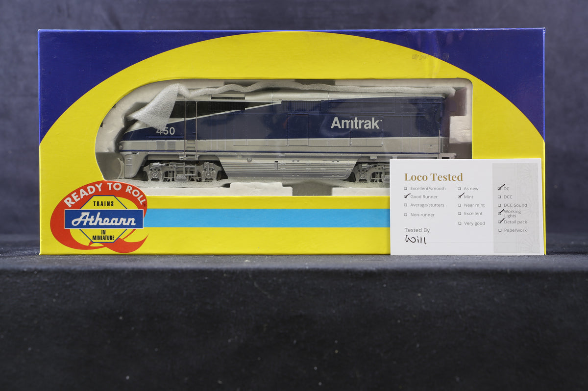 Athearn HO 2602 F59PHI Powered Amtrak West &#39;450&#39;