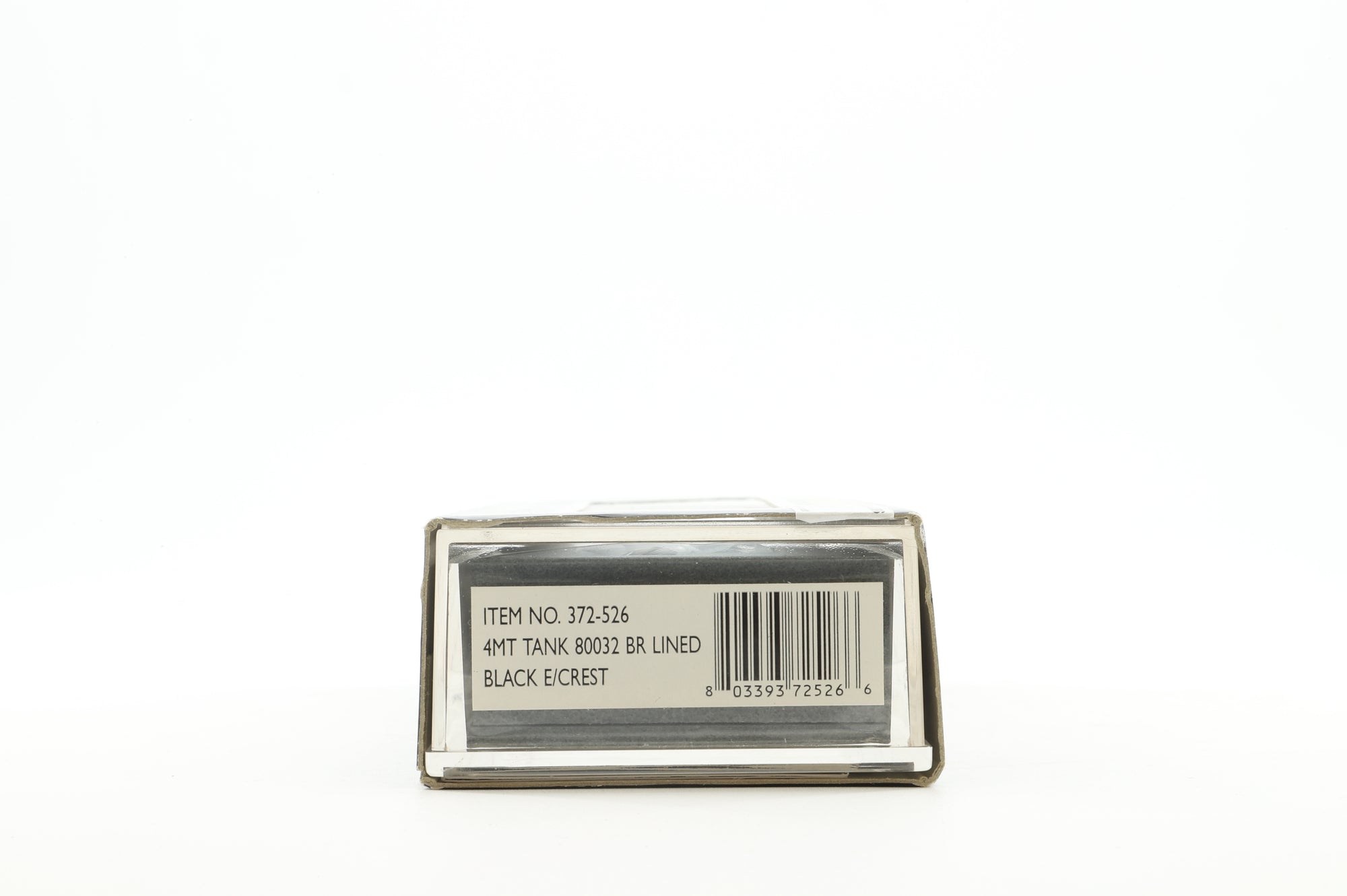 Graham Farish N 372-526 4MT Tank '80032' BR Lined Black Early Crest
