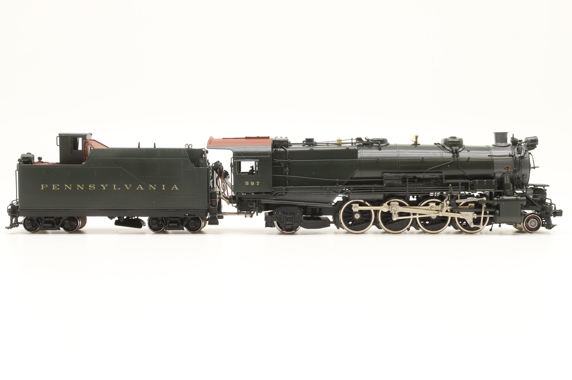 Railworks Ltd HO L-I 2-8-2 '597', Factory Painted Brass & DCC Sound