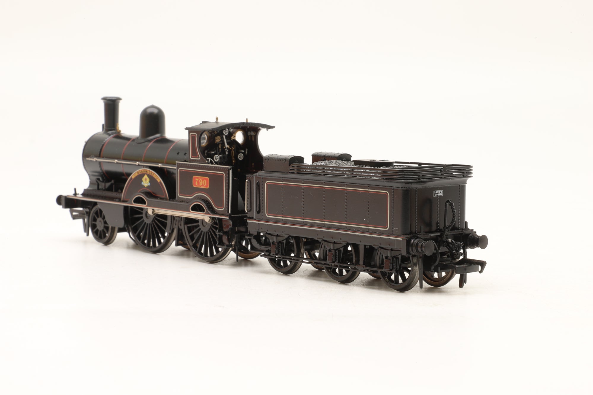 Bachmann OO 35-160NRM LNWR Improved Precedent Class No. 790 'Hardwicke' LNWR Black, NRM Exclusive