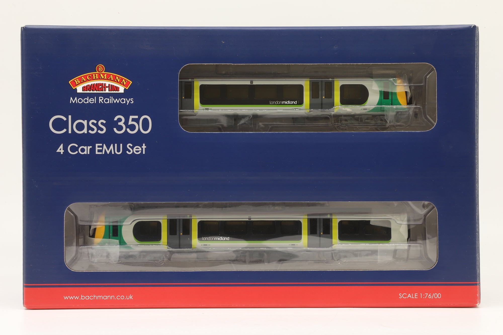 Bachmann OO 31-031 Class 350/2 Desiro 4-Car EMU 350238 in London Midland Livery