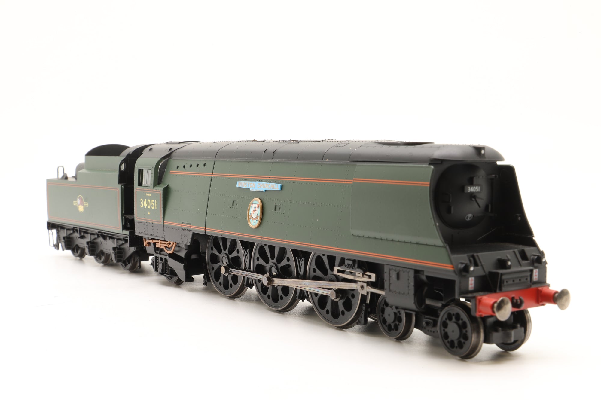 WORKSHOP Hornby OO R2385 Battle of Britain Class 34051 'Churchill' in BR Green L/C