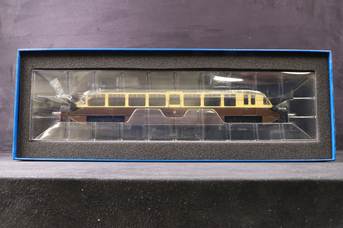 Dapol OO 4D-011-004 Streamlined Railcar 8 Lined Choc &amp; Cream GWR Twin Cities