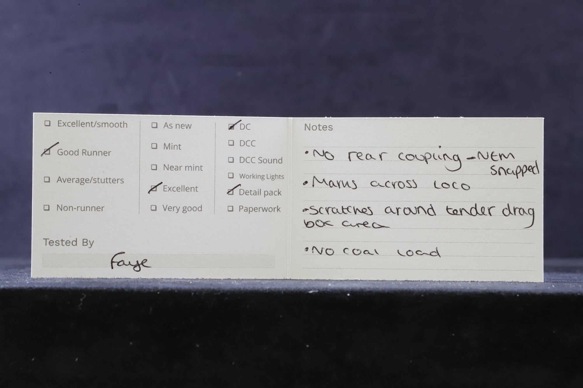 Bachmann OO 31-118 Standard Class 4MT 4-6-0 '75033' BR2 Tender BR Lined Balck L/C