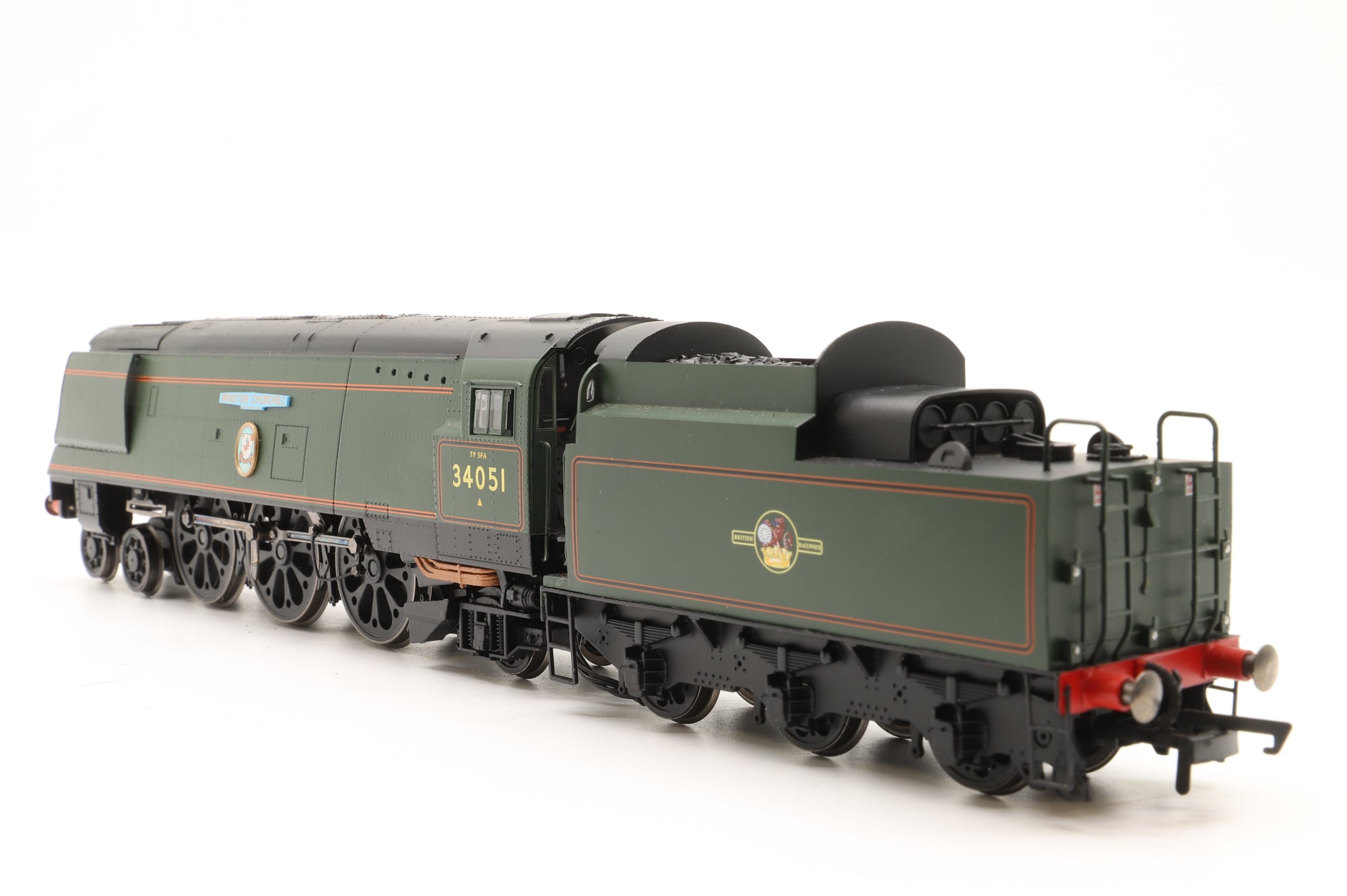 WORKSHOP Hornby OO R2385 Battle of Britain Class 34051 'Churchill' in BR Green L/C