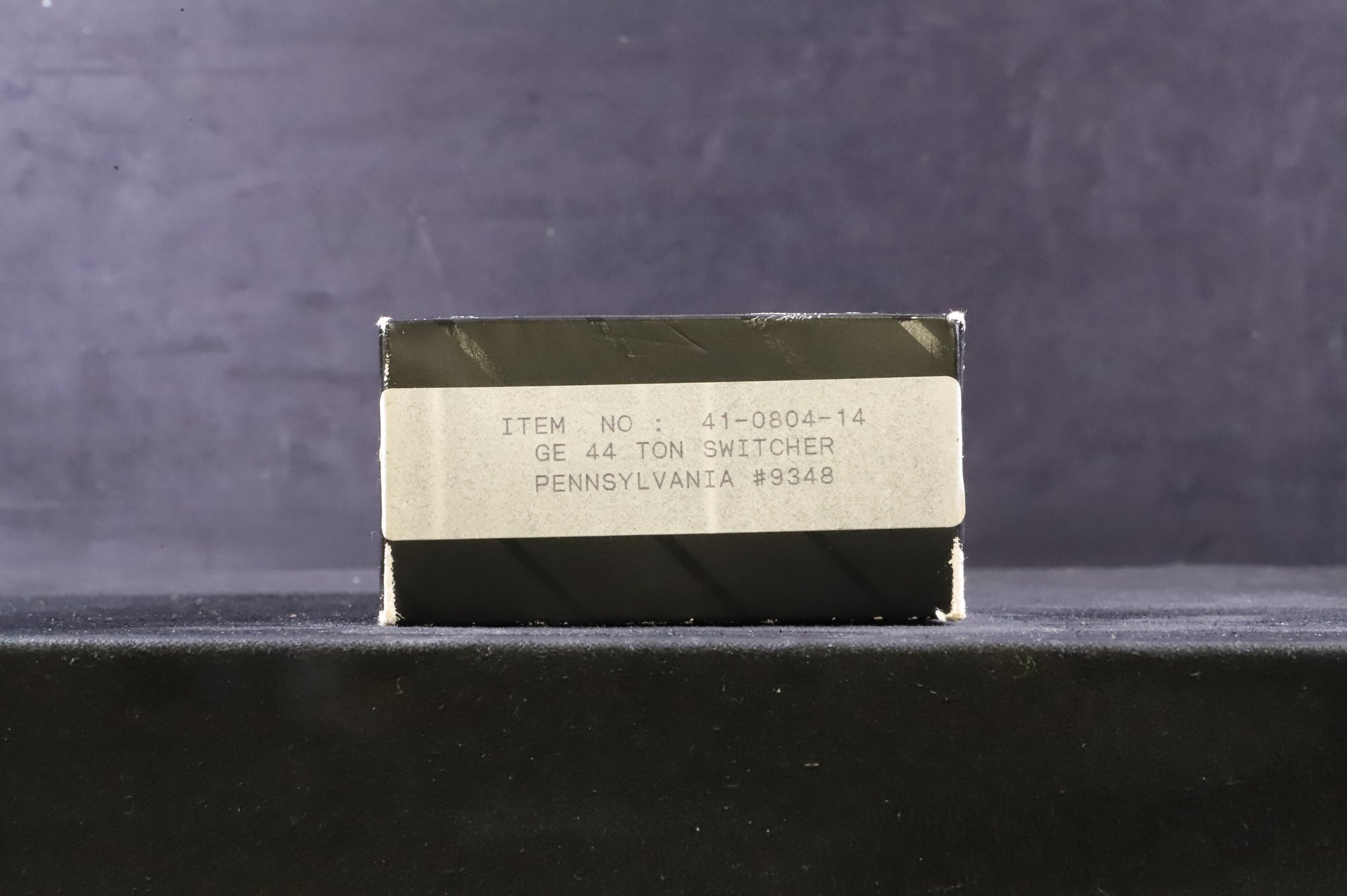 Spectrum/Bachmann HO 41-0804-14 GE 44T Stiwtcher No.9348 in Pennsylvania Black w/ Wasp Stripes