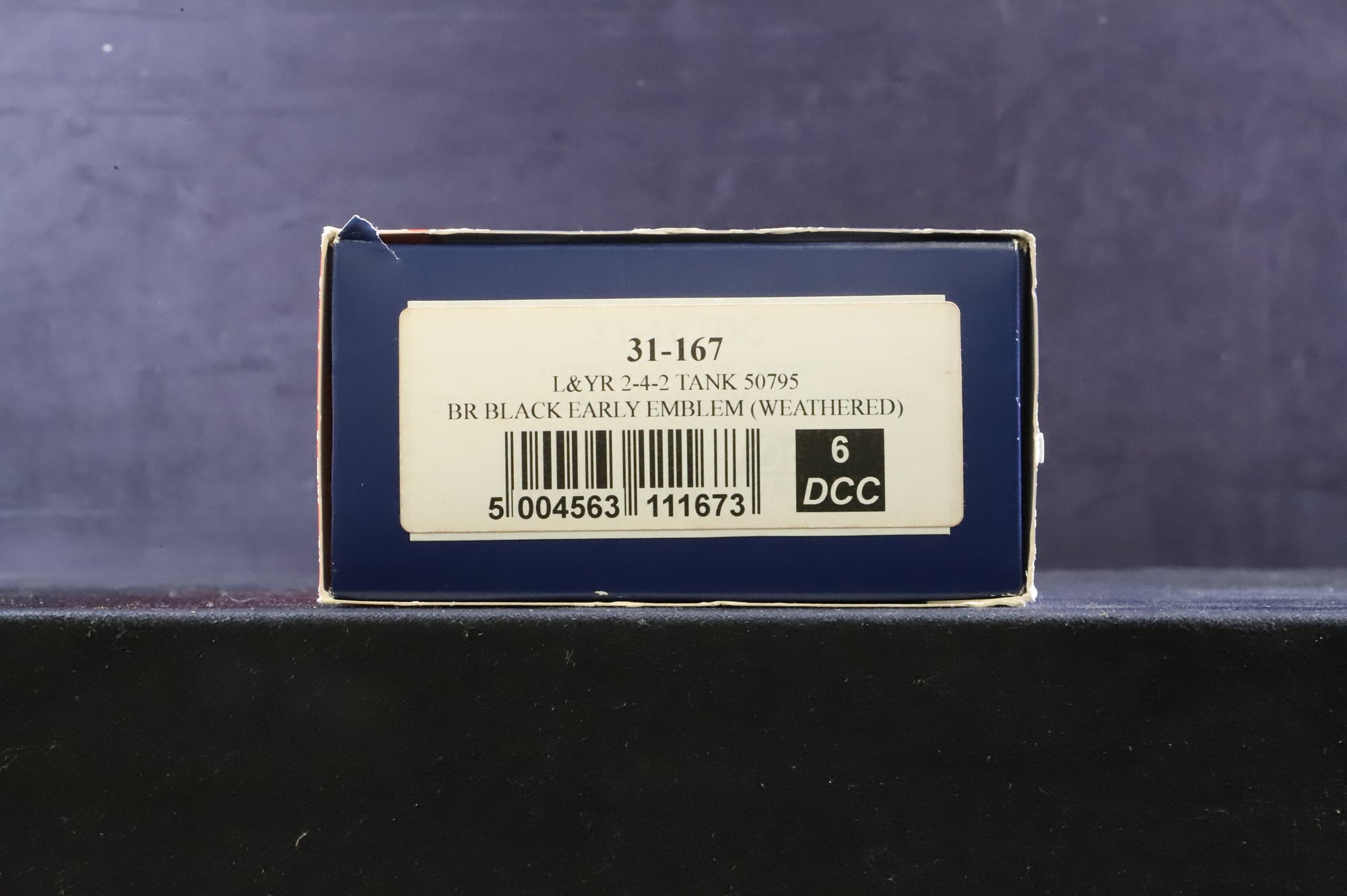 Bachmann OO 31-167 L&YR 2-4-2 Tank 50795 in Lined BR Black w/ Early Crests - Weathered