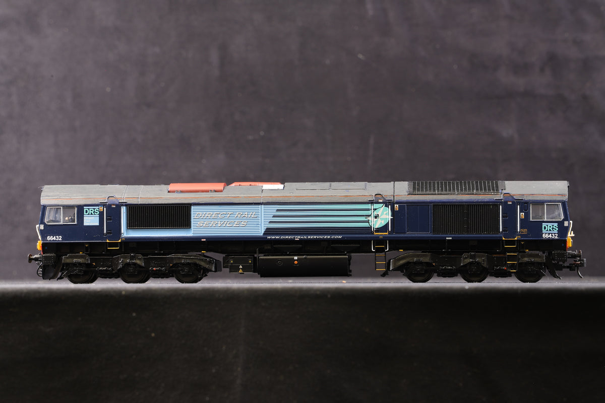 Bachmann OO 32-982 Class 66 Diesel &#39;66432&#39; Repainted DRS Plain Compass, DCC Sound