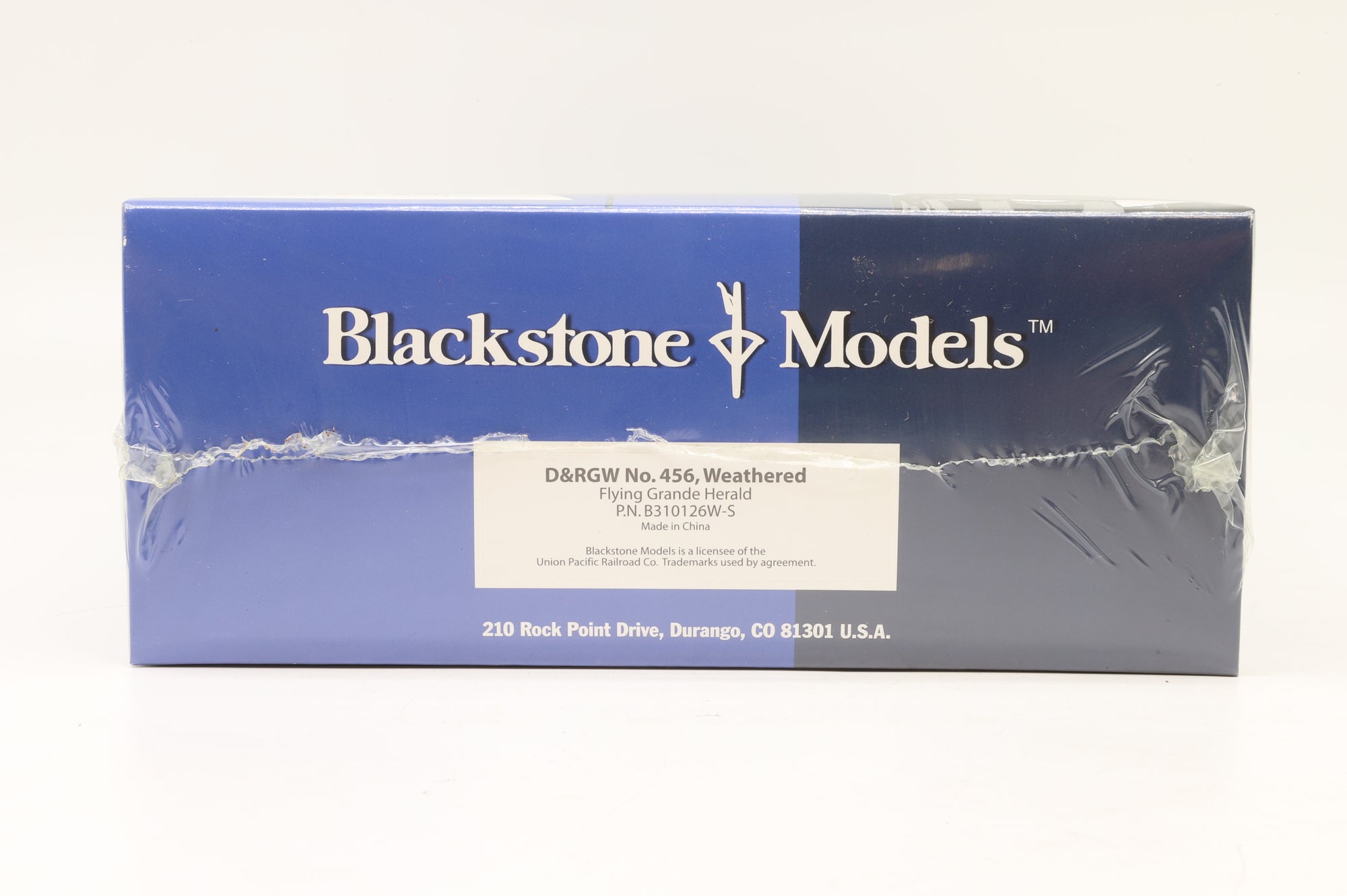 Blackstone Models HOn3 B310126W-S D&RGW K-27 Class 2-8-2 '456' Steam Locomotive Weathered DCC Sound