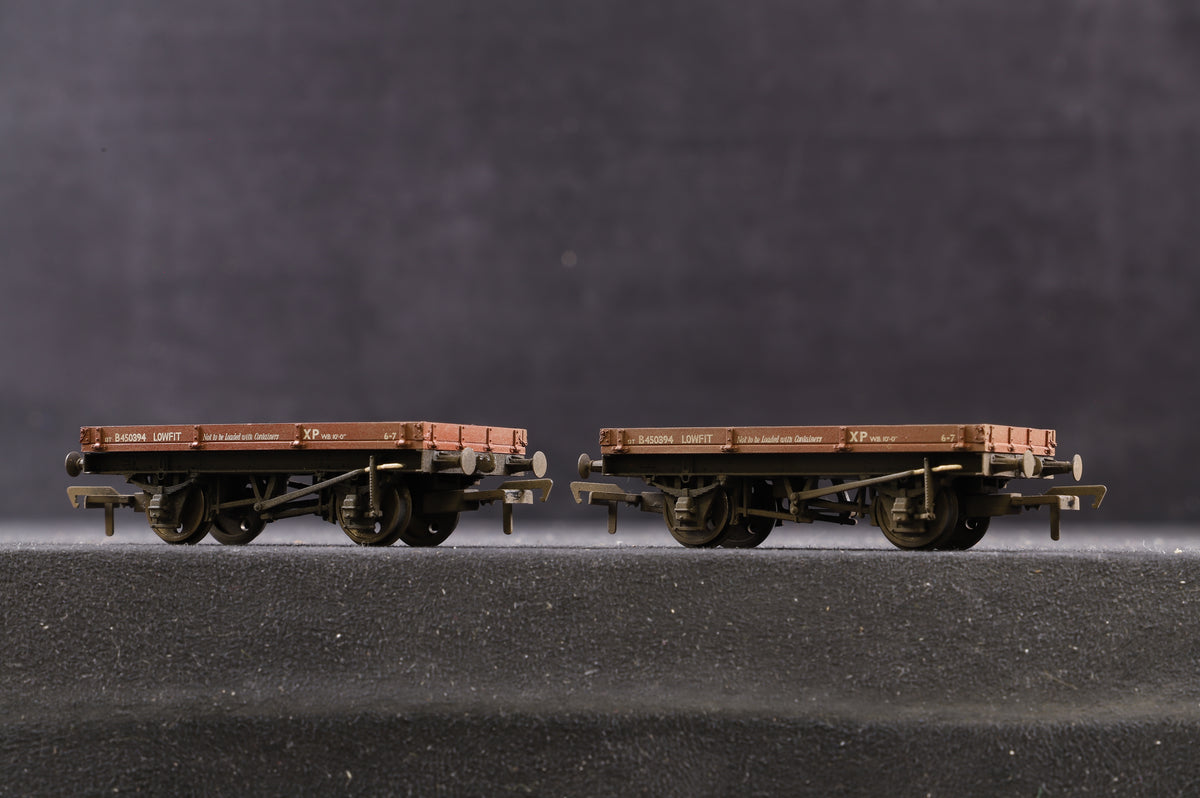 Bachmann OO Rake of 8 &#39;Lowfit&#39; Plank Wagons