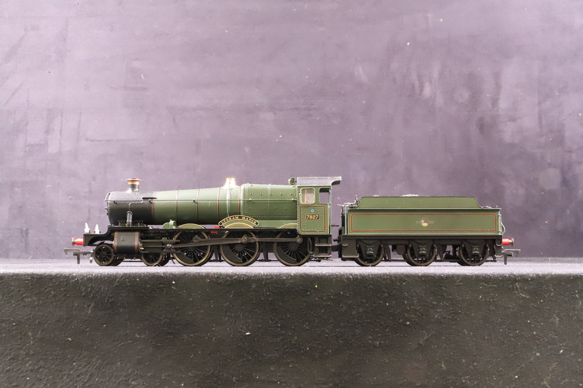 Dapol OO 4S-001-007S Manor Class &#39;7827&#39; &#39;Lydham Manor&#39; BR Lined Green L/C Wethered DCC Sound