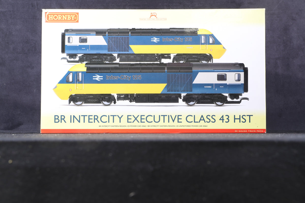 Hornby OO R3269 Class 43 HST Power Car Twin Pack &#39;BR Intercity 125 Blue/Grey&#39;