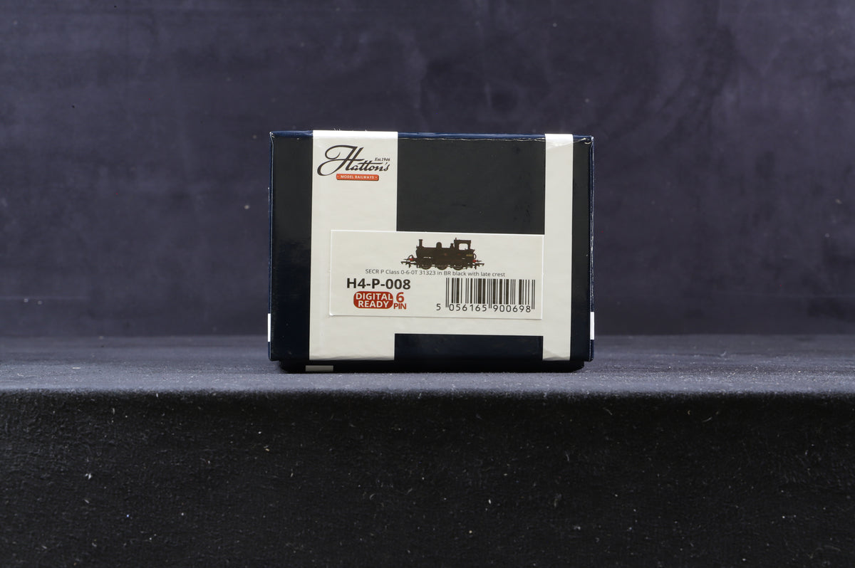 Hattons OO H4-P-008 SECR P Class &#39;31323&#39; BR Black L/C DCC Fitted
