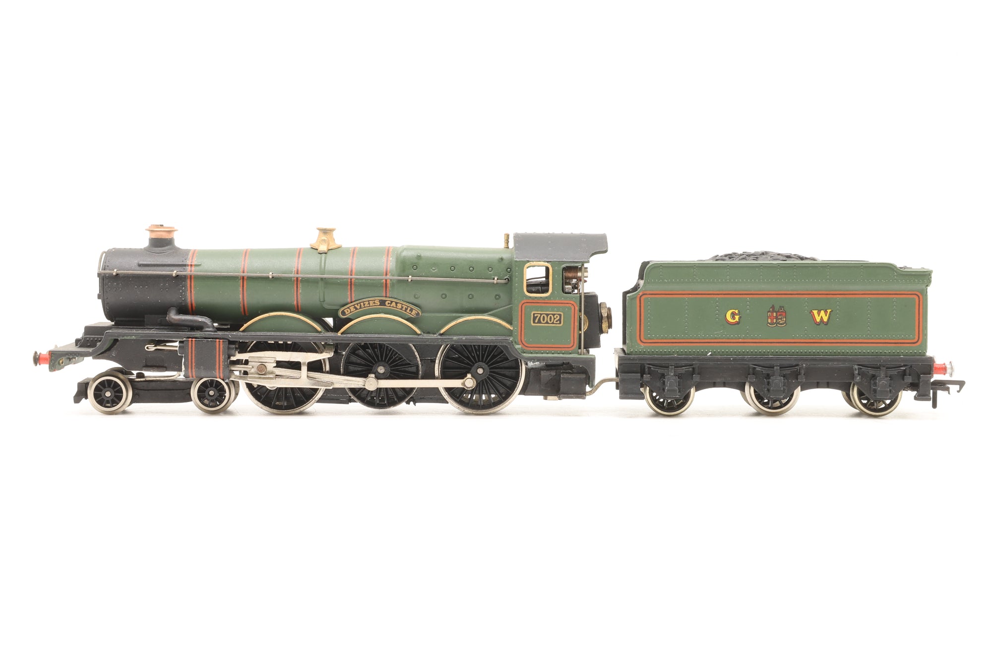 Wrenn OO W2222 Castle Class 7002 'Devizes Castle' in Lined GWR Green