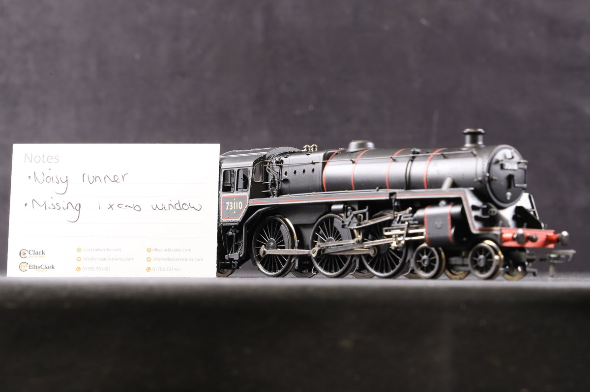 Bachmann OO 32-506 Standard Class 5MT &#39;73110&#39; BR Lined Black L/C