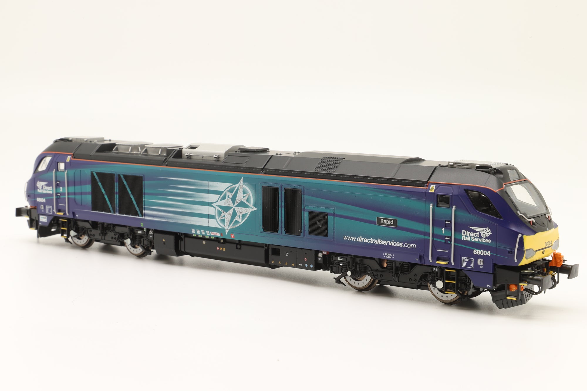 Dapol OO 4D-022-013 Class 68 'Rapid' '68004' DRS, DCC Fitted