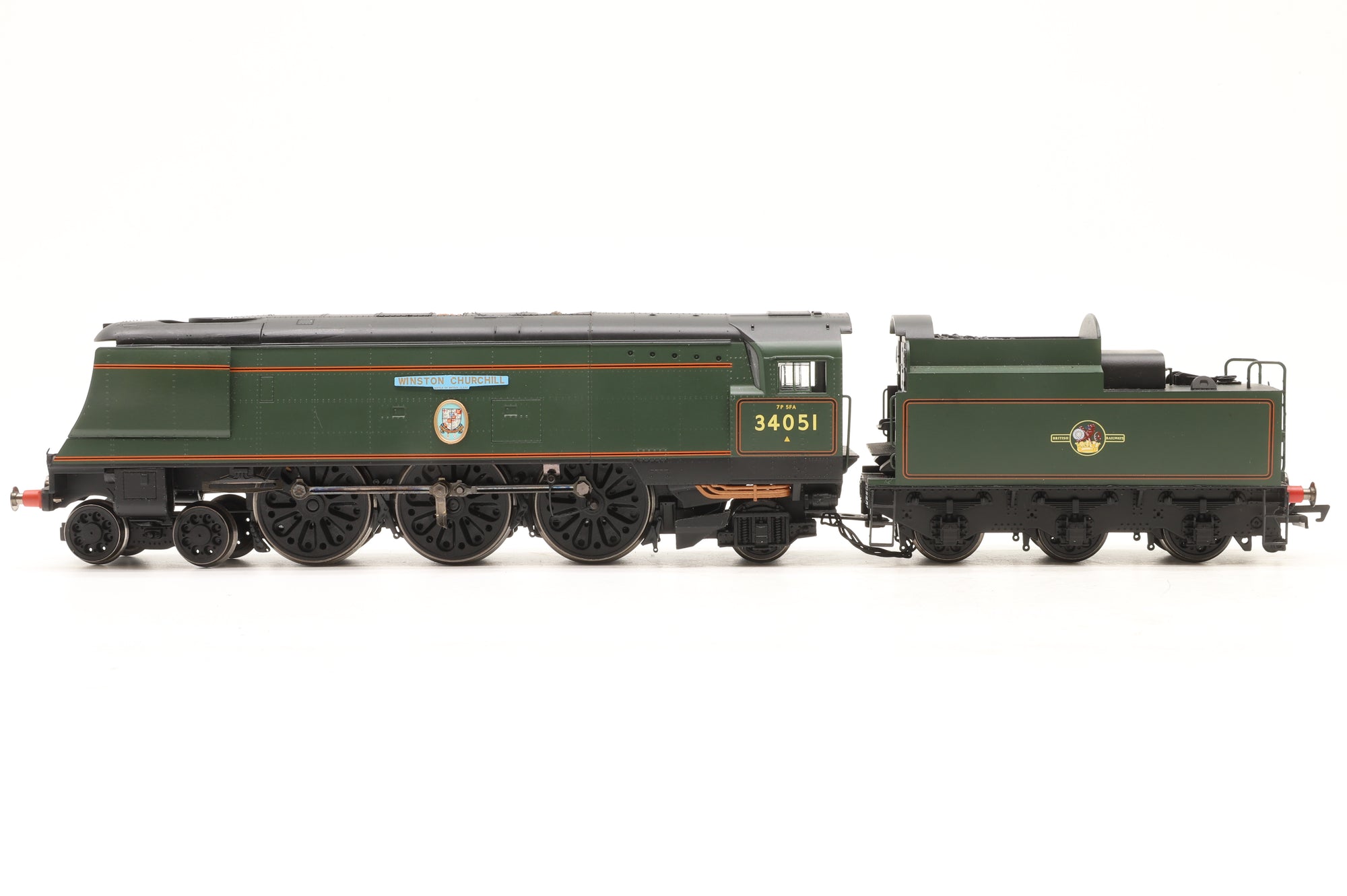 WORKSHOP Hornby OO R2385 Battle of Britain Class 34051 'Churchill' in BR Green L/C